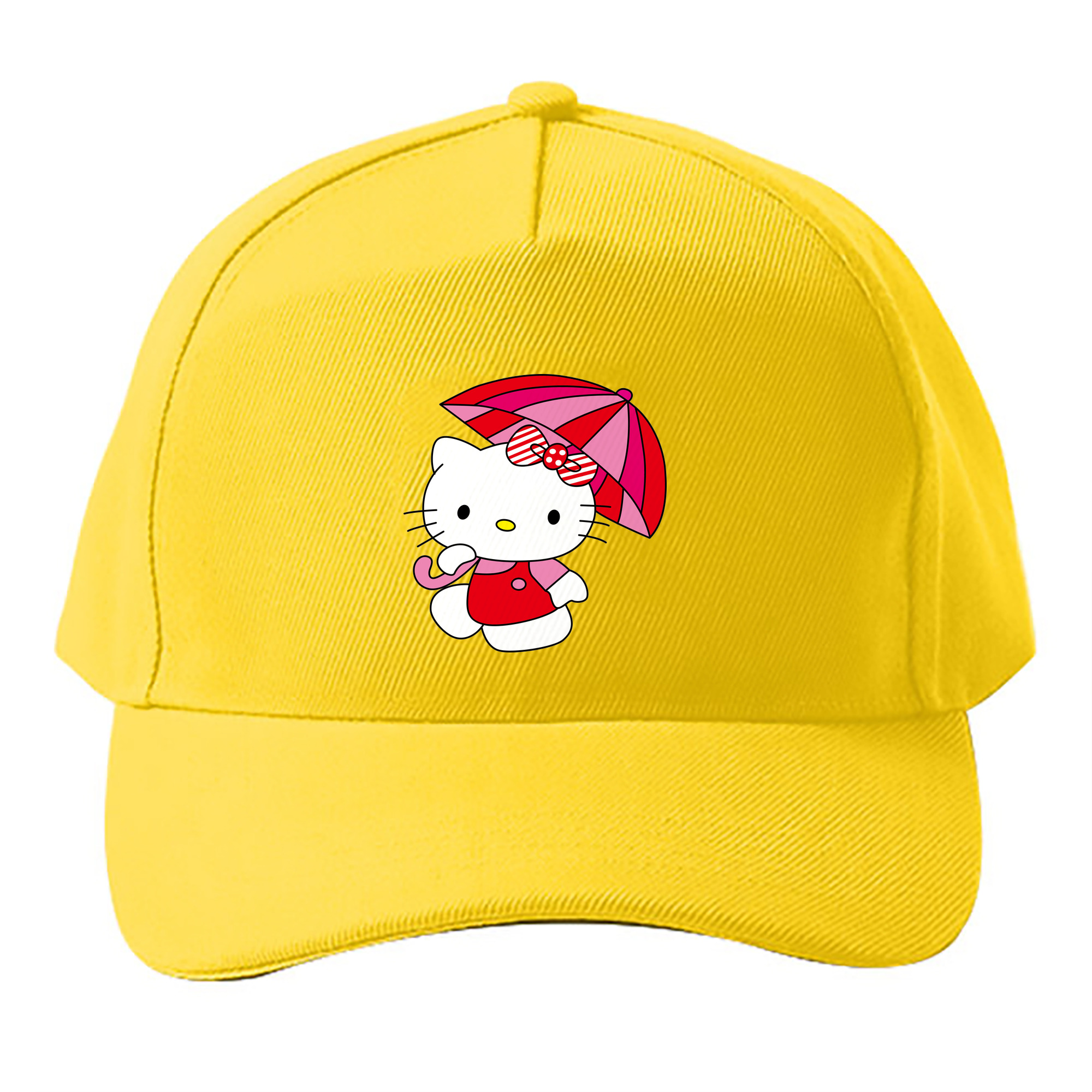 （画像用） Hello Kitty ハローキティ ベースボールキャップ 綿100％ 男女兼用 帽子 スポーツ